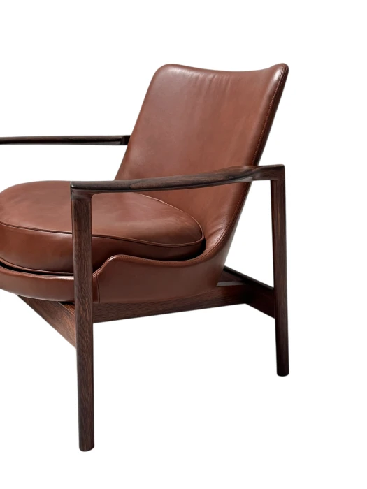 Two Mid-Century Modern Lounge Chairs by Ib Kofod-Larsen for Frõscher, 1970s